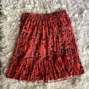 Zara ruffled pleated skirt small